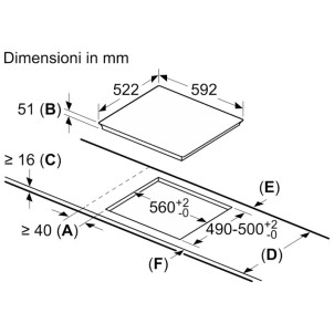Bosch PVS61RBB5E Piano Cottura Induzione 60cm 4 Zone 1 combiZone PowerBoost Timer Serie4