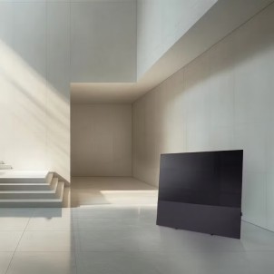 Canvas 55" Fabric Black Soundbar Hi-Fi BACCH 3D WiFi AirPlay2 GoogleCast HDMI eARC Pavimento Parete