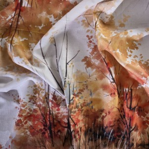 Maison Sucrée Tovaglia Korin Foliage 155x225 Tessuto AntiMacchia NoStiro