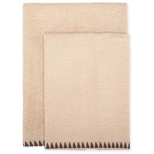 Maison Sucrée Asciugamani Viso e Ospite Brera var.39 Betulla Spugna 100% Cotone