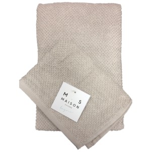 Maison Sucrée Asciugamani Viso e Ospite Pepe var.06 Perla Spugna 100% Cotone