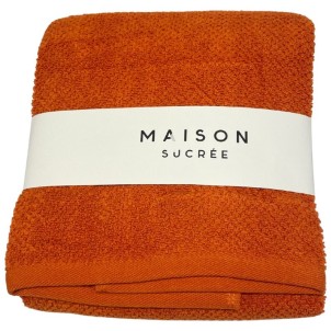 Maison Sucrée Asciugamani Viso e Ospite Pepe var.21 Bruciato Spugna 100% Cotone