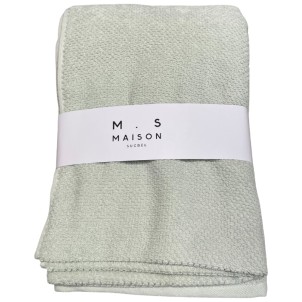 Maison Sucrée Telo Doccia Pepe var.35 VerdeOslo 100x150 Spugna 100% Cotone