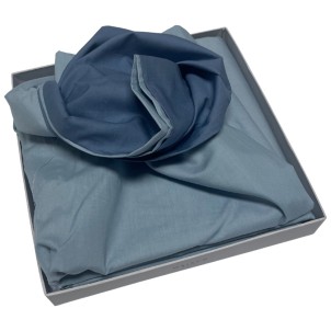 Maison Sucrée Sacco Copripiumino Materia200 Bi-Color var.03 OrizzontePolonia 1 piazza 155x200+50