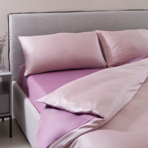 Maison Sucrée Parure Copripiumino Marais300 Bi-Color var.04 SorbettoEdera 2 piazze 255x200