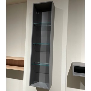 Favero Basi Componibili Cassettoni Ribalta Rovere Miele Pensili Sospesi Rovere Miele Grigio Titanio