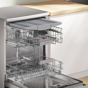 Bosch SMS4HMI05E Inox Lavastoviglie 14Coperti 3°Cestello 42dB SpeedPerfect+ VascaInox HomeConnect