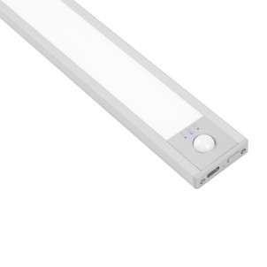 Century ZIP-023040 Zippy Silver 30cm Lampada Magnetica Ricaricabile SensoreMovimento Dimmer Led 2,5W 170lm 4000K