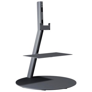 Loewe Floor Stand Flex 43-77 Basalt Grey Supporto da Pavimento con Mensola Rotazione Manuale