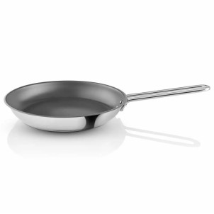 Eva Solo Padella 24cm Laser Titanium Inox Riciclato 90% Slip-Let Antiaderente x Gas Elettrico Induzione Forno