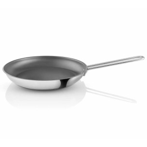 Eva Solo Padella 28cm Laser Titanium Inox Riciclato 90% Slip-Let Antiaderente x Gas Elettrico Induzione Forno