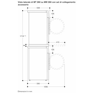 Gaggenau WT260166 Asciugatrice 9Kg Condensatore Autopulente CestelloLana Vapore SmartDry Serie200