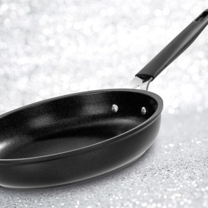 Barazzoni 33 Carati Padella 24cm 1,8L Alluminio Rivestitimento Diamantech Gas Elettrico Induzione