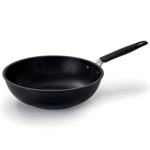 Barazzoni 33 Carati SaltaPasta Wok 28cm 3,7L Alluminio Rivestitimento Diamantech Gas Elettrico Induzione