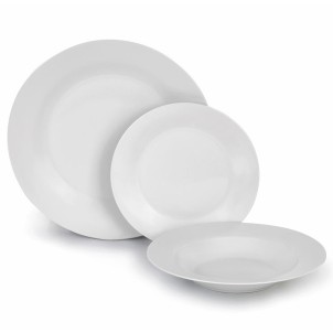 Barazzoni Nuvola Bianco Piatti Set 18 pezzi Porcellana