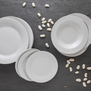 Barazzoni Nuvola Bianco Piatti Set 18 pezzi Porcellana