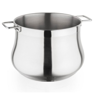 Barazzoni Tummy Pentola 14cm 2,25L Acciao Inox 18/10 Fondo Triplen per Gas Elettrico Induzione