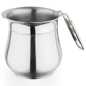 Barazzoni Tummy Bricco 12cm 1,5L Acciao Inox 18/10 Fondo Triplen per Gas Elettrico Induzione