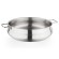 Barazzoni Tummy Tegame 26cm 3,75L Acciao Inox 18/10 Fondo Triplen per Gas Elettrico Induzione