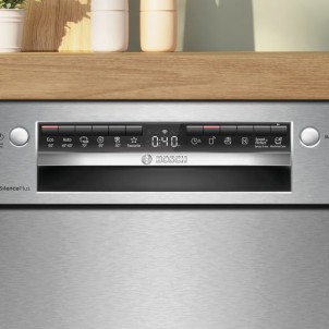 Bosch SMU4EVS08E Inox Lavastoviglie Sottopiano 14Coperti 3°Cestello 44dB SpeedPerfect+ EfficientDry VascaPolinox Serie4
