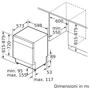 Bosch SMU4EVS08E Inox Lavastoviglie Sottopiano 14Coperti 3°Cestello 44dB SpeedPerfect+ EfficientDry VascaPolinox Serie4