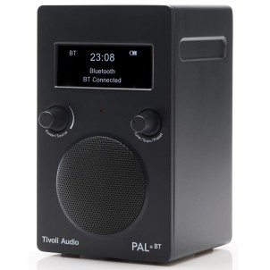 TivoliAudio Pal+ BT Black Radio DAB/DAB+ FM Bluetooth Aux DoppiaSveglia Ricaricabile USB-C