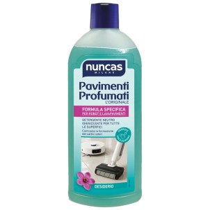 Nuncas Pavimenti Profumati Robot Detergente Desiderio 500ml pH Neutro Specifico per Robot e Lavapavimenti