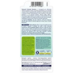 Nuncas Pavimenti Profumati Robot Detergente Desiderio 500ml pH Neutro Specifico per Robot e Lavapavimenti
