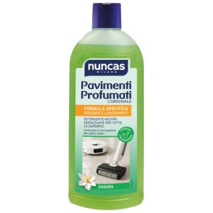 Nuncas Pavimenti Profumati Robot Detergente Zagara 500ml pH Neutro Specifico per Robot e Lavapavimenti