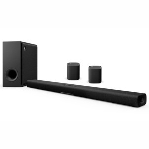 Yamaha Kit Bar True X 50A SR-X50A + 2x Speaker True X 1A WS-X1A Black Soundbar DolbyAtmos Subwoofer Casse Posteriori