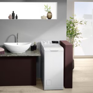 Electrolux EW6T46KB Lavatrice Carica dall'Alto 6Kg 1150giri Display LCD Touch Vapore