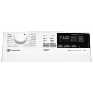 Electrolux EW6T46KB Lavatrice Carica dall'Alto 6Kg 1150giri Display LCD Touch Vapore
