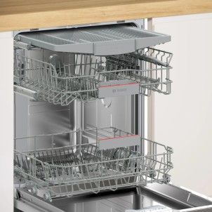 Bosch SMV4EMX24E Lavastoviglie Incasso 14Coperti 3°Cestello 42dB SpeedPerfect+ EfficientDry VascaInox Serie4