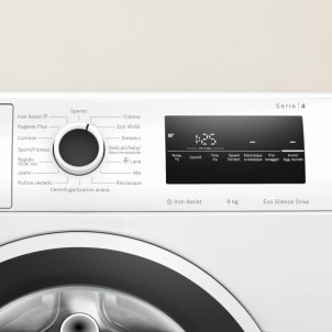 Bosch WAN28218IT Lavatrice 60cm 8Kg 1400giri IronAssist SpeedPerfect EcoSilenceDrive Serie4