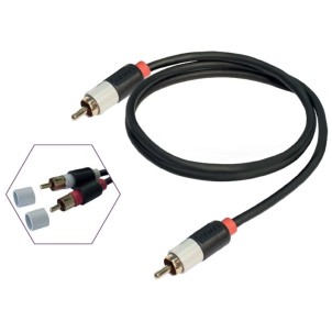 Thender 15-254 4m Cavo Audio RCA-RCA Subwoofer Contatti Placcati Oro