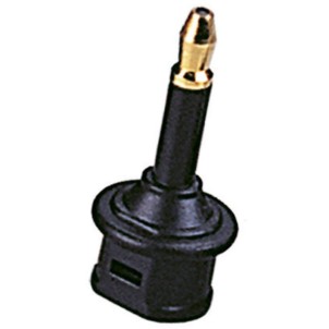 Thender 21-712 Adattatore per Cavo a Fibra Ottica da Toslink Femmina a Mini 3,5 mm Maschio