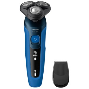 Philips S5466/17 Rasoio Lame ComfortTech Testine Flessibili 360° AquaTec Wet&Dry Rifinitore Ric1h/A.50min
