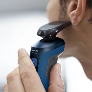 Philips S5466/17 Rasoio Lame ComfortTech Testine Flessibili 360° AquaTec Wet&Dry Rifinitore Ric1h/A.50min