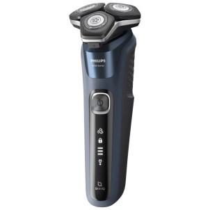 Philips S5885/35 Rasoio SkinIQ Testine Flessibili 360-D Rifinitore Wet&Dry R.1h/A.60min Base Custodia