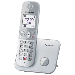 Panasonic KX-TG6851JTS Silver Telefono Cordless DECT-GAP VivaVoce Display1.8" Rubrica 200 Numeri