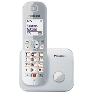Panasonic KX-TG6851JTS Silver Telefono Cordless DECT-GAP VivaVoce Display1.8" Rubrica 200 Numeri