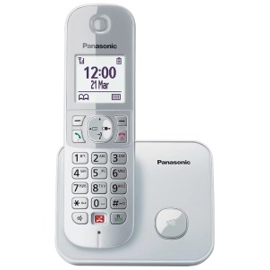 Panasonic KX-TG6851JTS Silver Telefono Cordless DECT-GAP VivaVoce Display1.8" Rubrica 200 Numeri