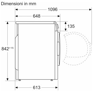 Bosch WQH245A0IT Asciugatrice 9Kg CestelloLana AutoDry IronAssist Condensatore Autopulente Scarico Condensa Serie6