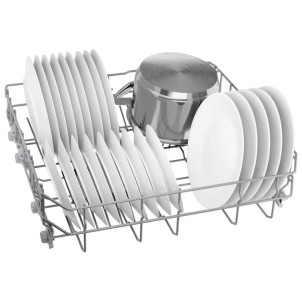 Bosch SMV2HVX06E Lavastoviglie Incasso 14Coperti 3°Cestello 46dB VascaPolinox HomeConnect Serie2