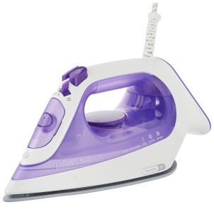 Braun SI3042VI Viola Ferro Vapore 2350W Piastra Superceramica Freeglide 3D AntiGoccia