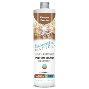Essentia Profumatore Intense Zircone Dorato per Bucato ad Azione Igienizzante 500ml Flacone