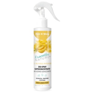 Essentia Le Nuvole Intense Elisir di Ylang 250ml Spray Igienizza Profuma Deterge Ambienti Superfici Tessuti
