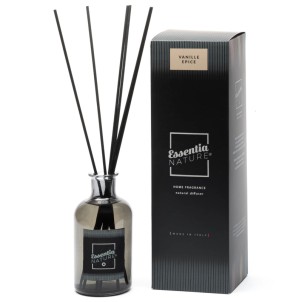 Essentia Nature Home Fragrance Luxury Vanille Epice 250ml Diffusore Naturale di Profumi per Ambiente con Midollini