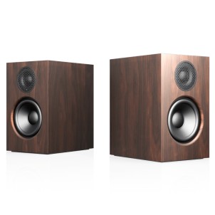 Audio Pro A28 Walnut Coppia Casse Wireless Generation2 Wi-Fi Multiroom InternetRadio GoogleCast AirPlay2 BT HDMI-ARC Ottico Line