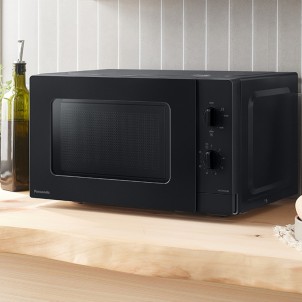 Panasonic NN-SM22QBEPG Black Microonde 20Litri 800Watt Piatto 25,5cm Comandi Meccanici
